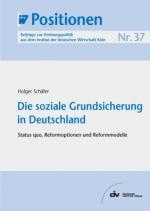 Cover-Bild Die soziale Grundsicherung in Deutschland