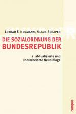 Cover-Bild Die Sozialordnung der Bundesrepublik Deutschland