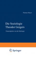 Cover-Bild Die Soziologie Theodor Geigers