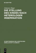 Cover-Bild Die Stellung des Kindes nach heterologer Insemination