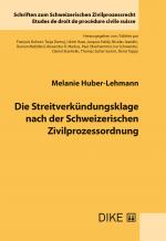 Cover-Bild Die Streitverkündungsklage nach der Schweizerischen Zivilprozessordnung