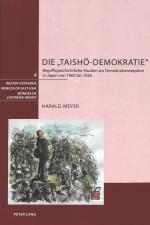 Cover-Bild Die «Taishō-Demokratie»