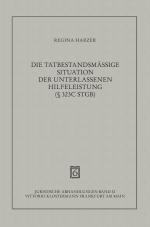 Cover-Bild Die tatbestandsmässige Situation der unterlassenen Hilfeleistung gemäss § 323c StGB