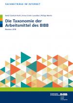 Cover-Bild Die Taxonomie der Arbeitsmittel des BIBB