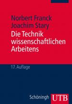 Cover-Bild Die Technik wissenschaftlichen Arbeitens