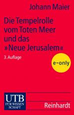 Cover-Bild Die Tempelrolle vom Toten Meer und das "Neue Jerusalem"