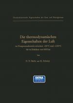 Cover-Bild Die thermodynamischen Eigenschaften der Luft im Temperaturbereich zwischen −210°C und +1250°C bis zu Drücken von 4500 bar