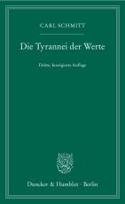 Cover-Bild Die Tyrannei der Werte.