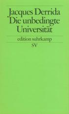 Cover-Bild Die unbedingte Universität