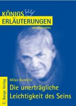 Cover-Bild Die unerträgliche Leichtigkeit des Seins von Milan Kundera.