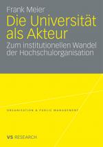 Cover-Bild Die Universität als Akteur