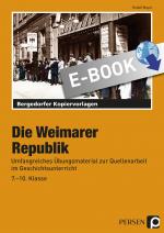 Cover-Bild Die Weimarer Republik