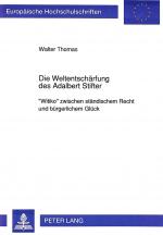 Cover-Bild Die Weltentschärfung des Adalbert Stifter