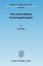 Cover-Bild Die zivilrechtliche Ersetzungsbefugnis.