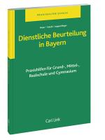 Cover-Bild Dienstliche Beurteilung in Bayern