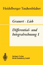 Cover-Bild Differential- und Integralrechnung I.