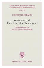 Cover-Bild Dilemmata und der Schleier des Nichtwissens.