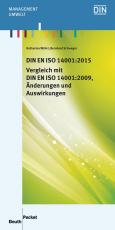 Cover-Bild DIN EN ISO 14001:2015 - Vergleich mit DIN EN ISO 14001:2009, Änderungen und Auswirkungen