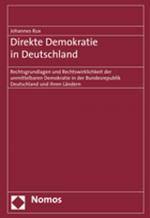 Cover-Bild Direkte Demokratie in Deutschland