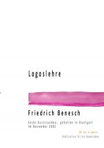 Cover-Bild Dr. Friedrich Benesch Vorträge und Kurse zum Thema Sprache und Wort / Logoslehre