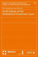 Cover-Bild Draft Statute of the Multilateral Investment Court