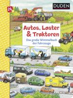 Cover-Bild Duden 24+: Autos, Laster & Traktoren: Das große Wimmelbuch der Fahrzeuge