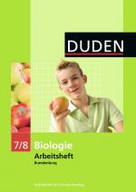 Cover-Bild Duden Biologie - Sekundarstufe I - Brandenburg / 7./8. Schuljahr - Arbeitsheft