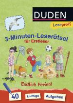 Cover-Bild Duden Leseprofi – 3-Minuten-Leserätsel für Erstleser: Endlich Ferien!