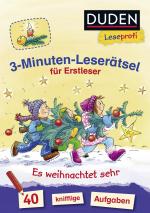 Cover-Bild Duden Leseprofi – 3-Minuten-Leserätsel für Erstleser: Es weihnachtet sehr