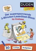 Cover-Bild Duden Leseprofi – Der superspannende 3-Minuten-Leserätsel-Block für Erstleser