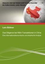 Cover-Bild Due Diligence bei M&A-Transaktionen in China