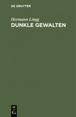 Cover-Bild Dunkle Gewalten