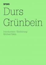 Cover-Bild Durs Grünbein