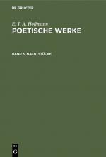 Cover-Bild E. T. A. Hoffmann: Poetische Werke / Nachtstücke