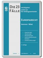 Cover-Bild eBook Die 23 wichtigsten Fälle Europarecht