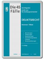 Cover-Bild eBook Die 45 wichtigsten Fälle Deliktsrecht