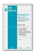 Cover-Bild eBook Die Basics Zivilrecht V - Handels- und Gesellschaftsrecht