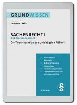 Cover-Bild eBook Grundwissen Sachenrecht I - Mobiliarsachenrecht