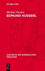 Cover-Bild Edmund Husserl