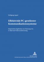 Cover-Bild Effektivität PC-gestützter Kommunikationssysteme