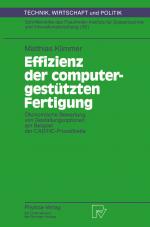 Cover-Bild Effizienz der computergestützten Fertigung