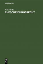 Cover-Bild Ehescheidungsrecht