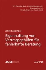 Cover-Bild Eigenhaftung von Vertragsgehilfen für fehlerhafte Beratung