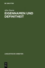 Cover-Bild Eigennamen und Definitheit