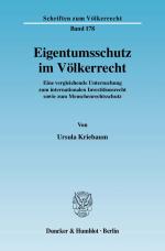 Cover-Bild Eigentumsschutz im Völkerrecht.