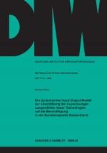 Cover-Bild Ein dynamisches Input-Output-Modell zur Abschätzung der Auswirkungen ausgewählter neuer Technologien auf die Beschäftigung in der Bundesrepublik Deutschland.