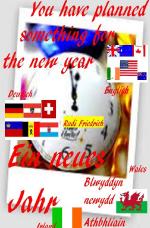 Cover-Bild Ein neues Jahr D A CH Blwyddyn newydd WAL Athbhliain IRL the new year english
