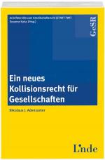 Cover-Bild Ein neues Kollisionsrecht für Gesellschaften