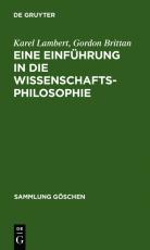 Cover-Bild Eine Einführung in die Wissenschaftsphilosophie