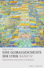 Cover-Bild Eine Globalgeschichte der Lyrik